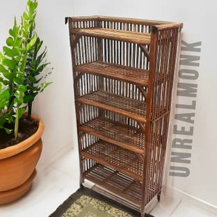 UnrealMonk Handmade 6 shelves Bamboo Shoe Rack| Stand| Organizer Bamboo Shoe Rack