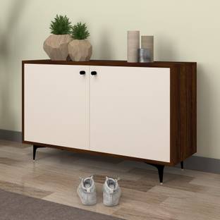 spacesbyU spacesbyU Akano Shoe Rack (15 pairs) | Height Adjustable Shelves | Engineered Wood Shoe Rack