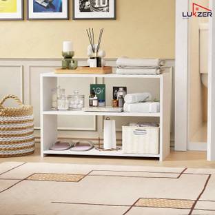 lukzer SR-004 WHITE SHOE RACK Engineered Wood Shoe Rack