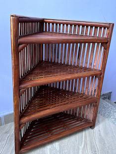 SARKAR Bamboo Collapsible Shoe Stand