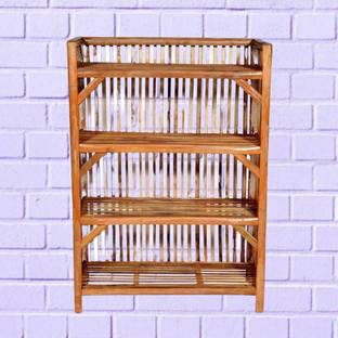 Bamboo Bamboo Collapsible Shoe Stand