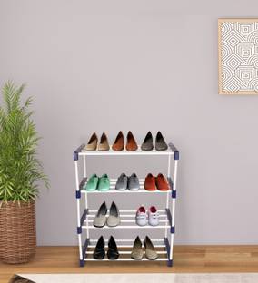Novatic Joota/Chappal/Sandal/Slipper/Footwear/sneakers/Shoes Rack Stand For Home Office Plastic, Metal Shoe Stand