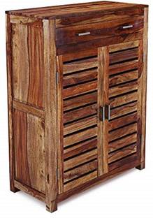 Ganpati Arts Solid Wood Shoe Rack