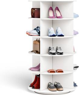 ROCCO 360° Rotating Engineered Wood Shoe Rack