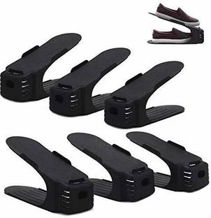 FurniGully Adjustable Shoe Slots Organizer, Shoe Storage Rack Space Saver Rack ,Shoe Shelf Plastic Shoe Stand