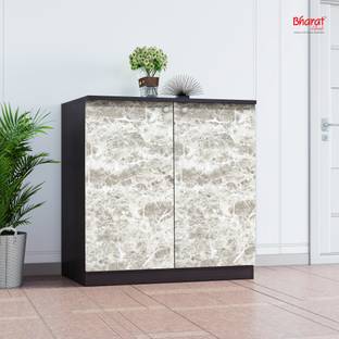 Bharat Lifestyle Pluto Wenge White Engineered Wood Shoe Rack