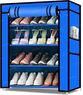 DEEPAK Metal, Plastic Collapsible Shoe Stand