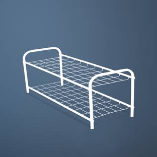 Tidy Homz Shoe Rack - White Metal Shoe Stand