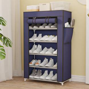 DWELLIT Plastic Collapsible Shoe Stand
