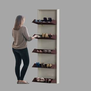 Flipkart Perfect Homes Studio Lark Metal Shoe Rack