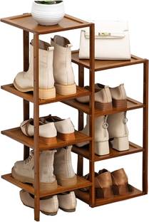 HOUSE OF QUIRK Bamboo Shoe Rack