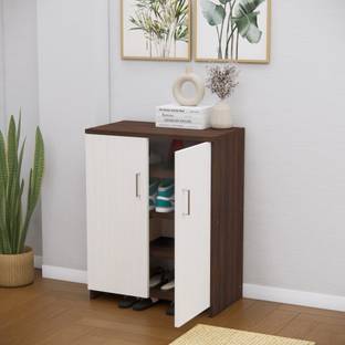 SPECIALITY PANELS 2 Doors with 4 Shelfs Multipurpose Cabinet with Termite Resistance Engineered Wood Shoe Rack