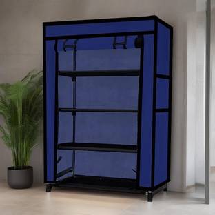 Samridhi Enterprises Multipurpose Heavy Duty 4 Layer Home Shoe Rack with Zipper Door Plastic Shoe Stand
