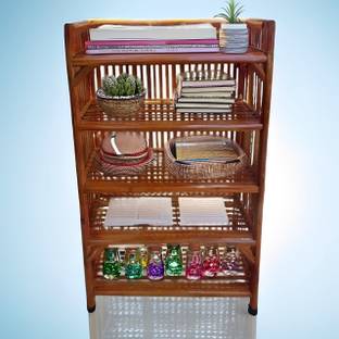 UnrealMonk Bamboo Shoe Rack