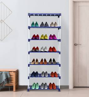 Novatic Shoe Rack For Home-Office, Shop | Shoes Organizer | Sleeper Stand Shelf Standing Plastic Shoe Stand