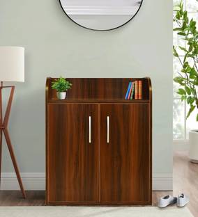 Mintwud from Pepperfry Macau Shoe Cabinet/Rack with 2 Doors Storage For Home Engineered Wood Shoe Rack