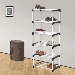Plexus enterprises 18 Pair Plastic Shoe Stand Plastic Collapsible Shoe Stand