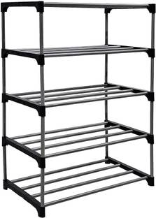 LOTSPEK Lotspek 5 layer shoes rack for home shoe stand and outdoor shoe place Plastic Collapsible Shoe Stand