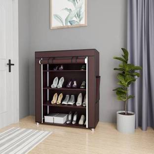 KOnlineShop Collapsible rack & shoes stand for home Plastic Shoe Stand Plastic Shoe Stand