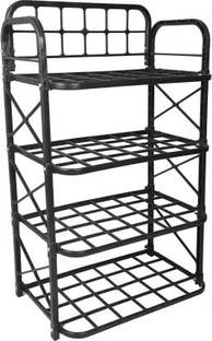 NEELESHWARI Multipurpose foldable portable Home And Office Wall Shelf Plastic Shoe Stand