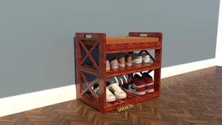 SARARTH Solid Wood Shoe Rack