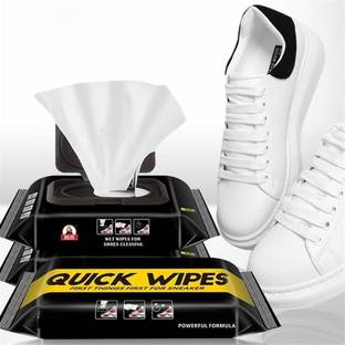 BVM TRADERS Shoes Quick Remove Dirt Stain Shoe Cleaner Wipes Shoe Wipes for Sneakers Shoe Sanitizer