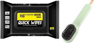 HYBE Sneaker & Shoe Cleaning Wipe & Shoes Brush For All Type Cleaning Stain Cleaner