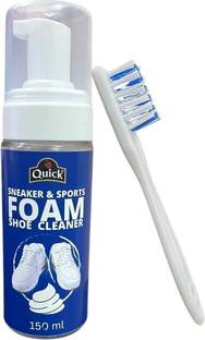 Quick Sneakers & Sports Shoe Cleaner Foam (150 ml, Ready to Use) Cleaner