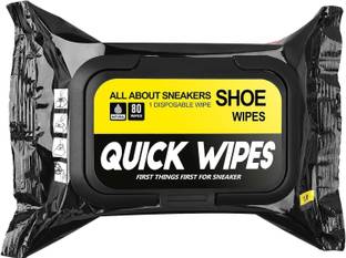 PILONG Shoe Cleaner Wipes 1 Packs of 80, Quickly Remove Dirt & Stains Cleaner