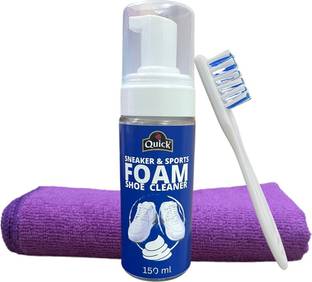Quick Sneakers & Sports Shoe Foam Cleaner Kit |Pack - 150 ML| Ready to use foam Cleaner