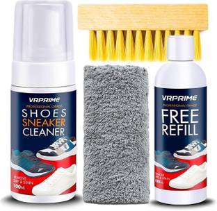 VRPRIME Shoe Sneaker Cleaner for White Shoes | Foam Sneaker Cleaning Kit | Cleaner