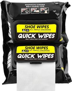 PILONG Shoe Cleaning Wipes (30 Pcs x 2) 60 WIPES, Instant Cleaning Wipes Cleaner