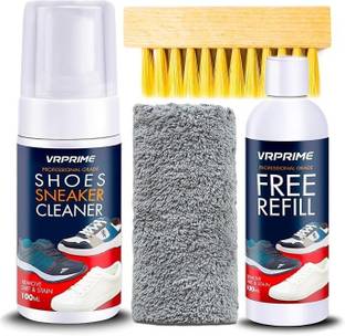 VRPRIME Shoe Sneaker Cleaner for White Shoes | Foam Sneaker Cleaning Kit | Cleaner