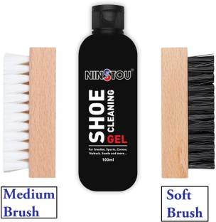 NINSTOU Pack of 3 Super Sneaker Cleaner Kit Premium Foaming Cleaning Solution with Brush Cleaner
