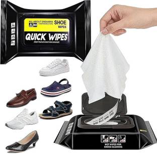 bansi Natural sneaker & Shoe cleaner Wipes (80 Wipes, Set of 1 ) Shiner