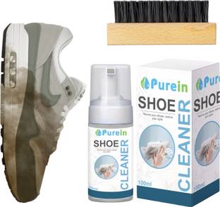 Purein All - Purpose Shoe Cleaner Kit | Gentle&Powerful Shoe Cleaning Solution -150 ML Cleaner