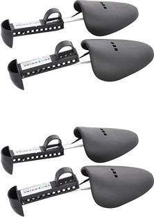 SHOESHINE Men's Shoe Trees (2 Pairs) Premium Quality Adjustable Shoe Shaper Stretcher Shoe Tree