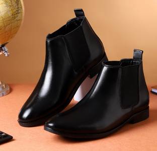 Zixer Chelsea Slip-On Formal Boots/Trendy Premium Stylish Chalsi Shoes/Riding Chalsi Slip On For Men