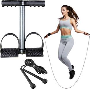 FFive Tummy Trimmer & Skipping Rope With Gym Equipment for Home Gym Exerciser Ab Exerciser