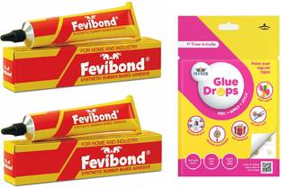 Pidilite Fevibond 50ml Pack Of 2 With Glue Drops Adhesive