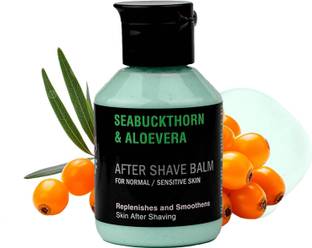 Pink Woolf After Shave Balm For Men SEABUCKTHORN ALOE VERA, Cools Post Shave,Sensitive Skin