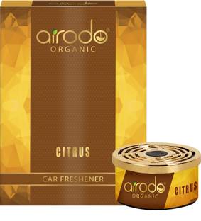 AIRODO Citrus Car Freshener Blocks Citrus Organic Car Freshner Air Perfume, Stress Relieving & Pest Repellent-40gm
