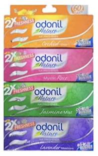 Odonil Jasmine, Lavender, Orchid, Rose Car Freshener Blocks Nature Air Freshener (Different Fragrance)