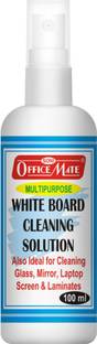 Soni Officemate Whiteboard Cleaning Solutions 100 ML in Pack of 12 pcs Transparent board