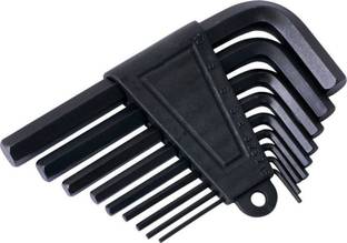Inditrust dream 9 Pcs L-Shape Hex Key Repair Tools Powerful Type Allen Wrench Set High Quality Allen Key Set Allen Key Set