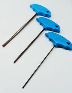 4MECH 2mm + 3mm + 4mm T-Type Allen Key, Hardened and Tempered, Professional Quality Allen Key Set