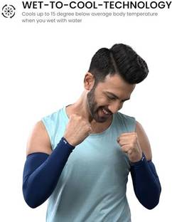 Brrf Polyester, Nylon Arm Sleeve For Men & Women