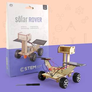 Buddynjoy BJ DIY Solar Rover STEM Toys Science Project Kit Toy For Kids 6+ Years