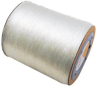 PriyaBeads Elastic Cord Thread Beading String Cord fo Crafts Work 1000Mtrs Spool 0.80mm