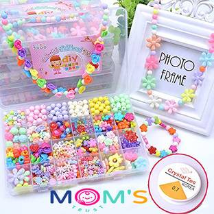 MOM'S TRUST Bracelet Set DIY Beads for Kids Crafts Children's Jewelry Making Kit Bracelets